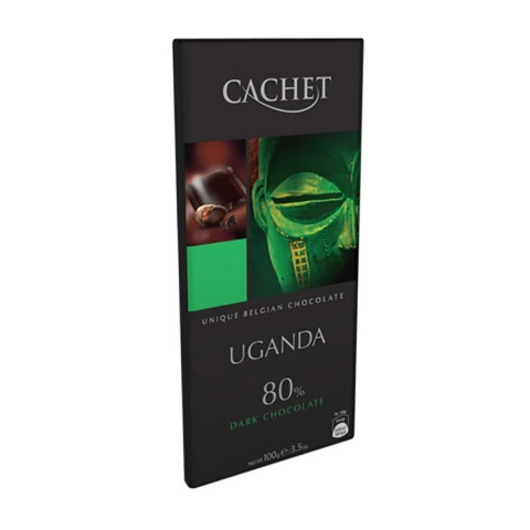 Chocolate negro de Uganda 80% cacao