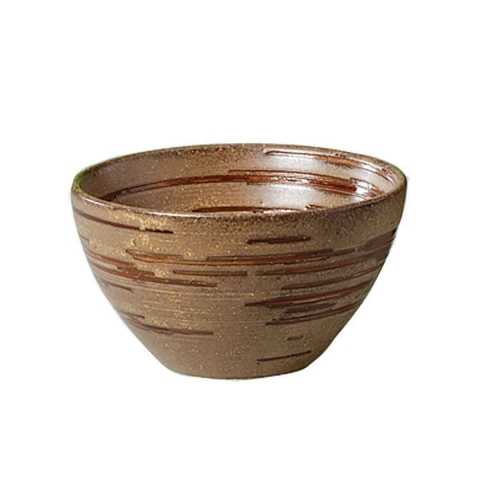 Cuenco de cerámica Fung marrón claro