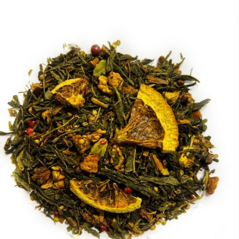 té verde galletas de navidad