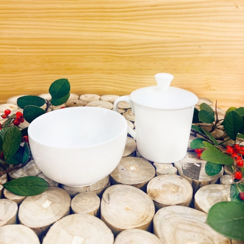 Set Tea Tasting de porcelana